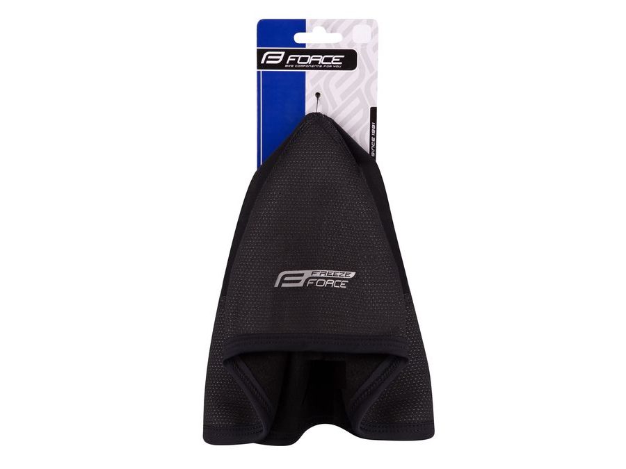 Zimní čepice pod helmu FORCE FREEZE, černá