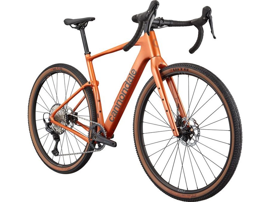 Gravel kolo CANNONDALE TOPSTONE CARBON 3 GRX 1X, oranžové