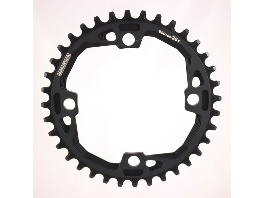 Převodník Manobike Narrow Wide BCD 104 - černý 36z - 12speed