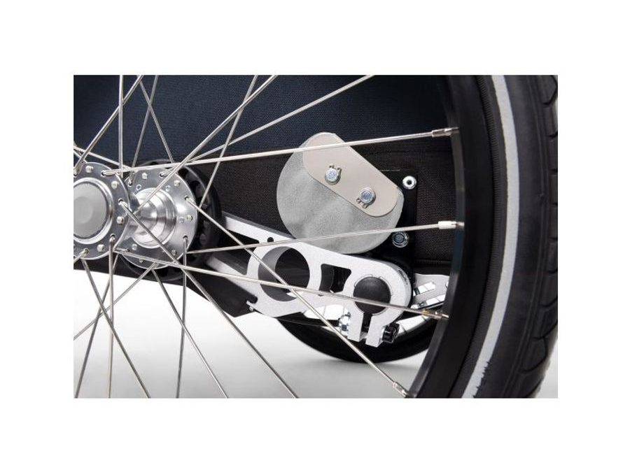 Odpružený vozík za kolo CROOZER KID FOR 2 PLUS Vaaya GRAPHITE BLUE 2020 2v1