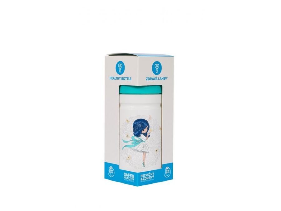 Dětská láhev R&B Dívka s mašlí 500ml