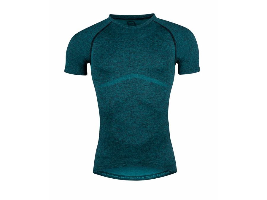 Pánské funkční triko FORCE SOFT krátký rukáv, petrolejové