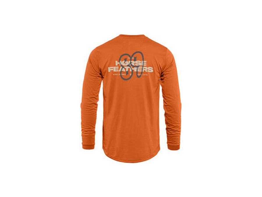 Pánský dres HORSEFEATHERS Fury LS, burnt orange