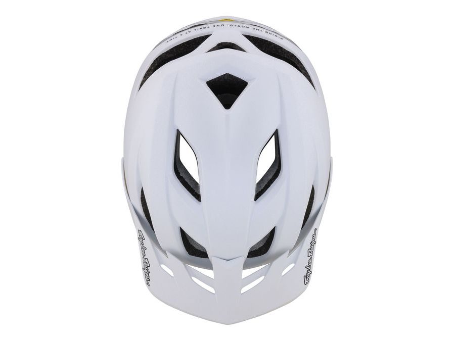 Helma Troy Lee Designs FLOWLINE SE MIPS STEALTH WHITE 2023