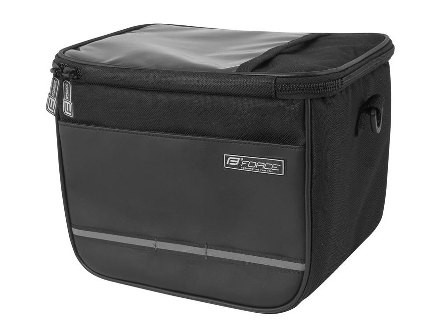 Brašna na řídítka FORCE CUBE černá