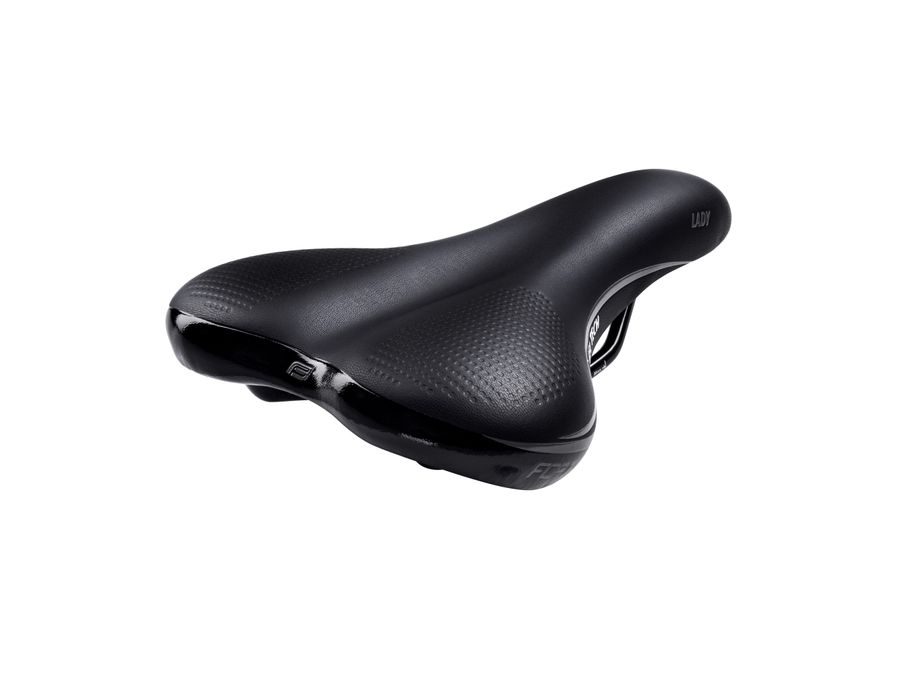 Dámské sedlo FORCE LADY, GEL TECH, černé