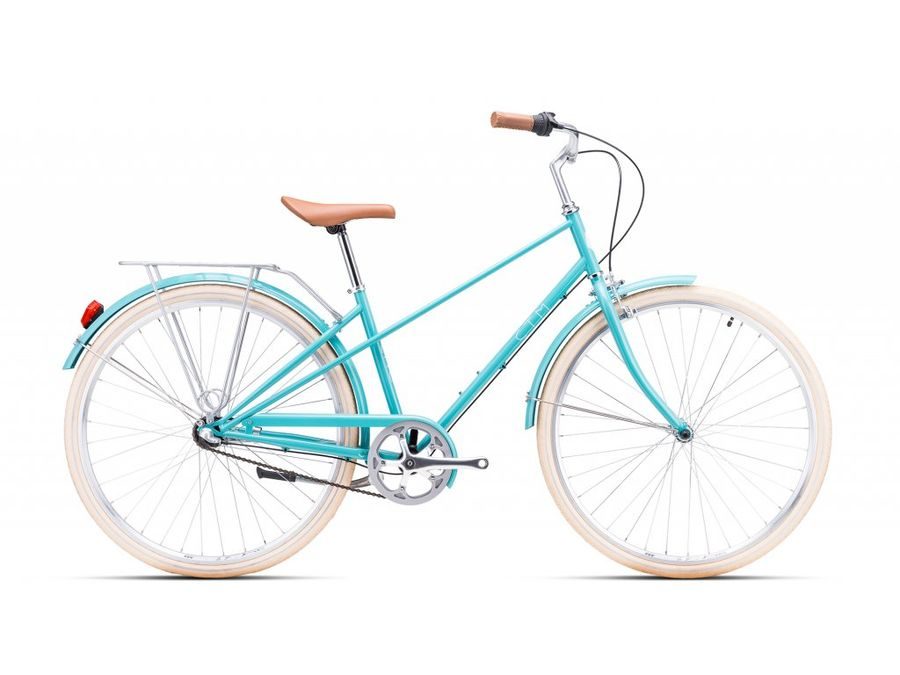 Dámské city kolo CTM Cité pastelově modrá 2021