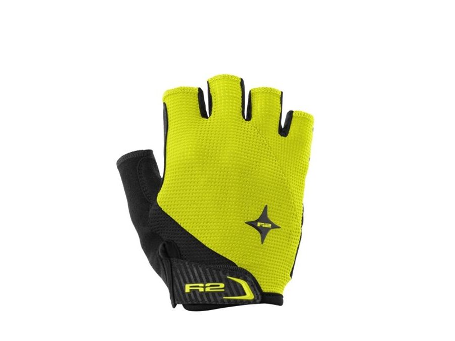 Letní krátkoprsté rukavice R2 RIBBON 2.0 ATR54B, žluté