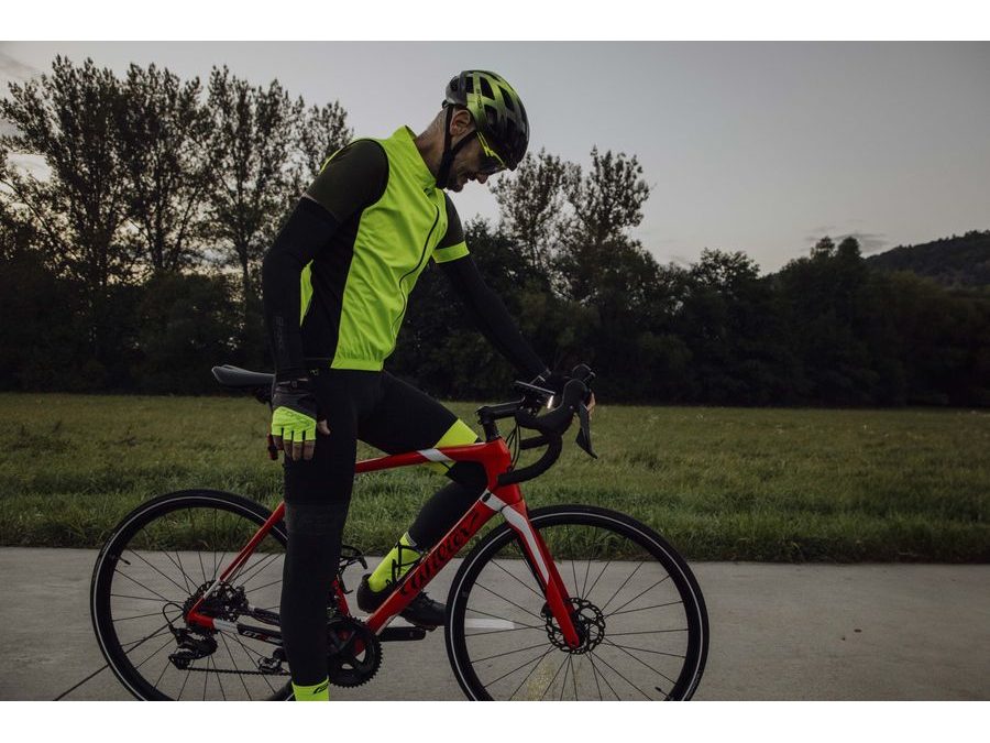 Pánské kraťasy se šráky a vložkou FORCE FASHION, černo-fluo