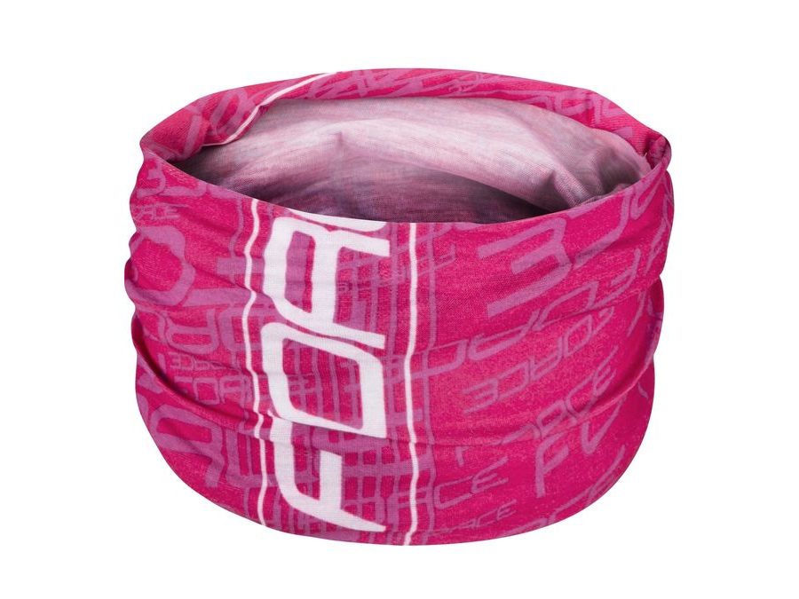 Šátek multifunkční FORCE léto, UNI, růžový
