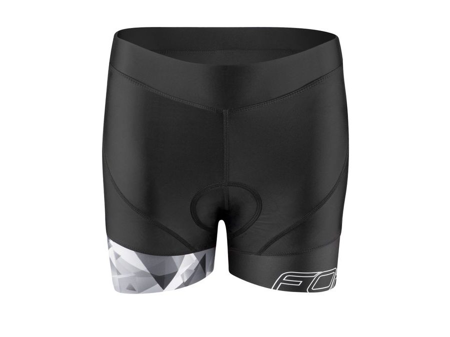 Dámské kraťasy do pasu s vložkou FORCE MINI, černo-šedé