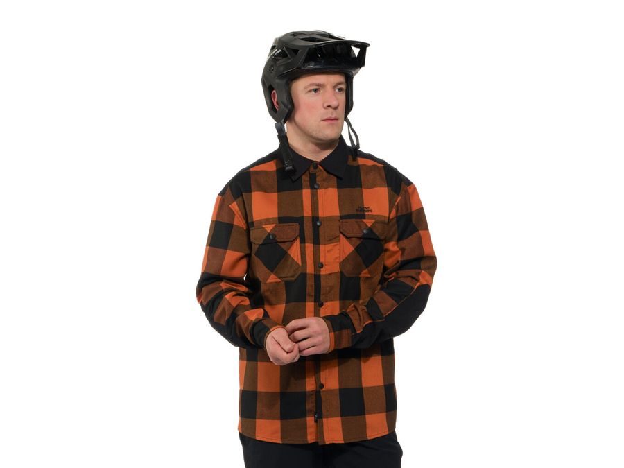 Pánská technická bike košile HORSEFEATHERS Prom, burnt orange