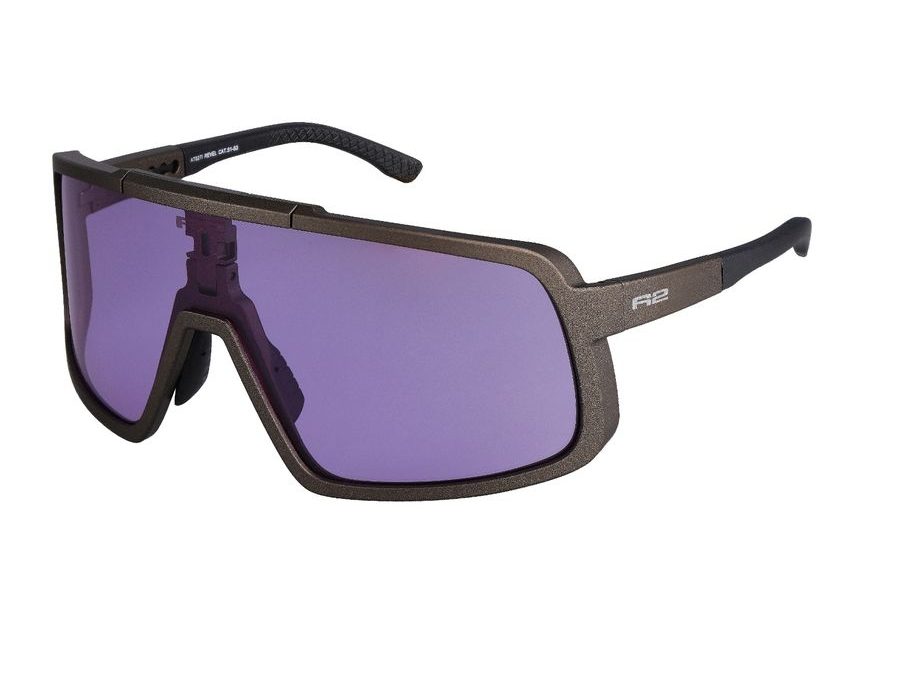 Fotochromatické sportovní sluneční brýle R2 HD REVEL, zeleno-šedé