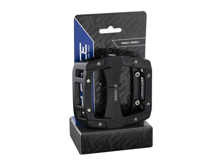 Pedály Force BMX / DOWNHILL hliníkové, černé