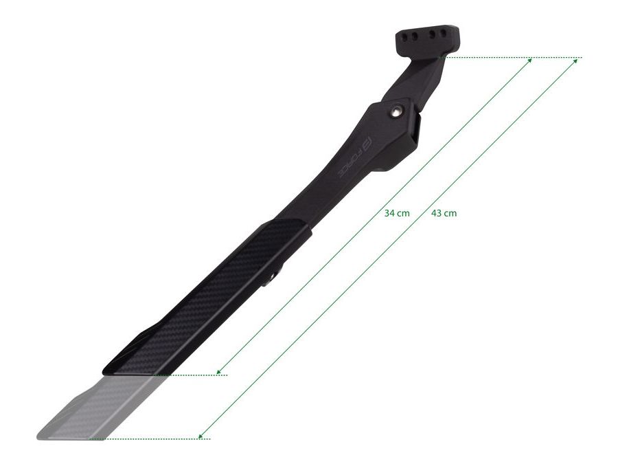 Stojan pro e-bike FORCE E-BIKE 24-29" Al zadní 18/40mm, černý