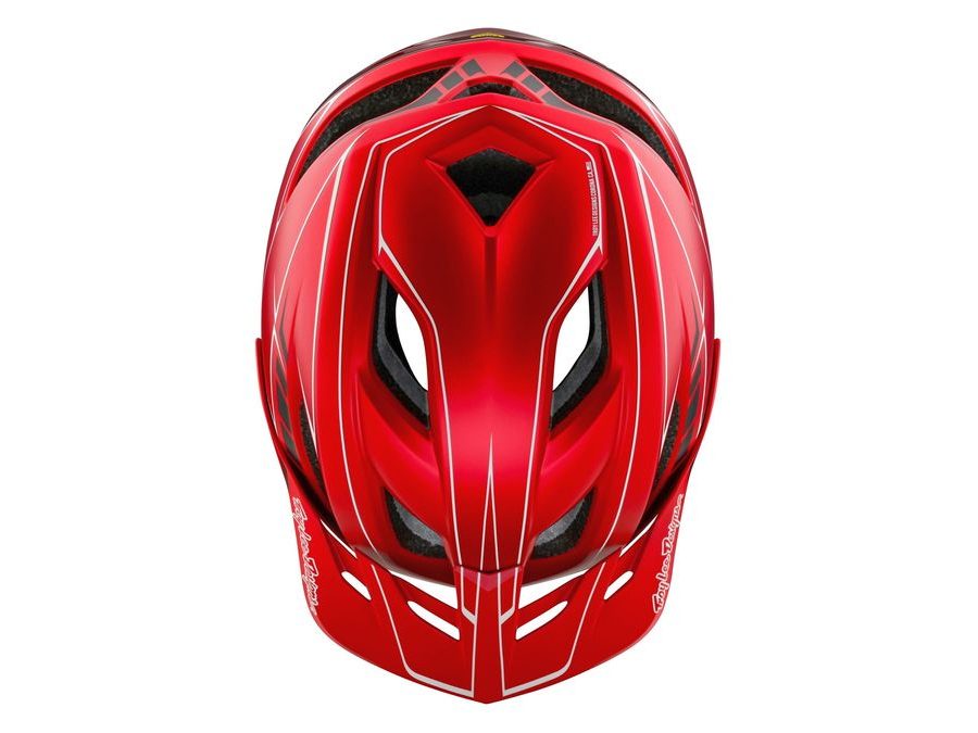 Helma Troy Lee Designs FLOWLINE SE MIPS PINSTRIPE RED 2024