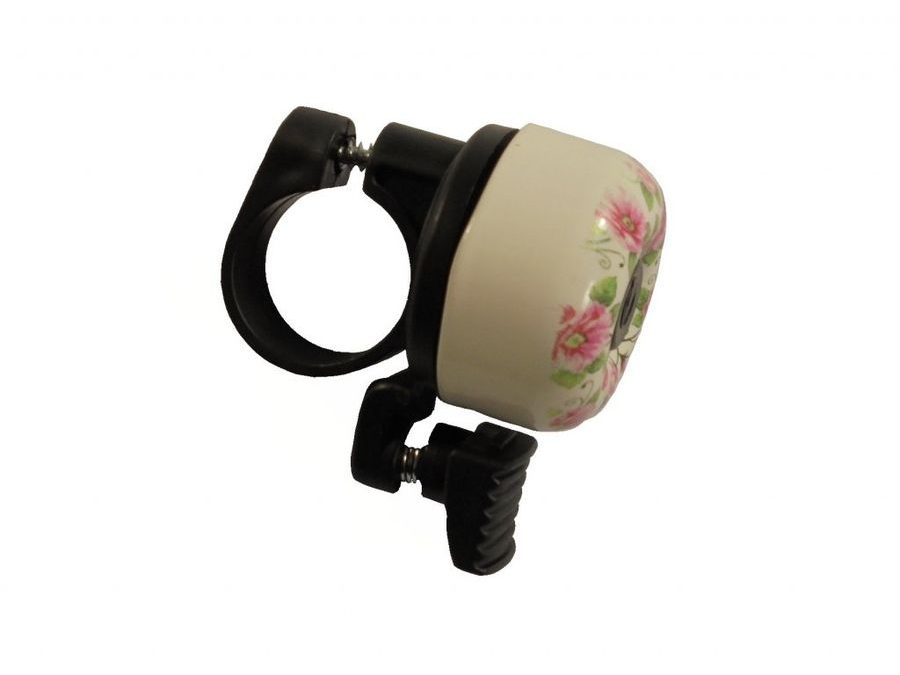 Zvonek Baby smalt potisk růže