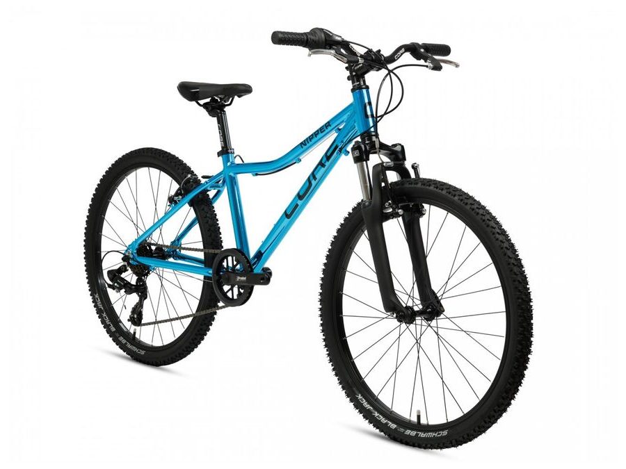 Dětské kolo Core Nipper 24", jednopřevodník, chromovaný modrý 2025 + odpružení