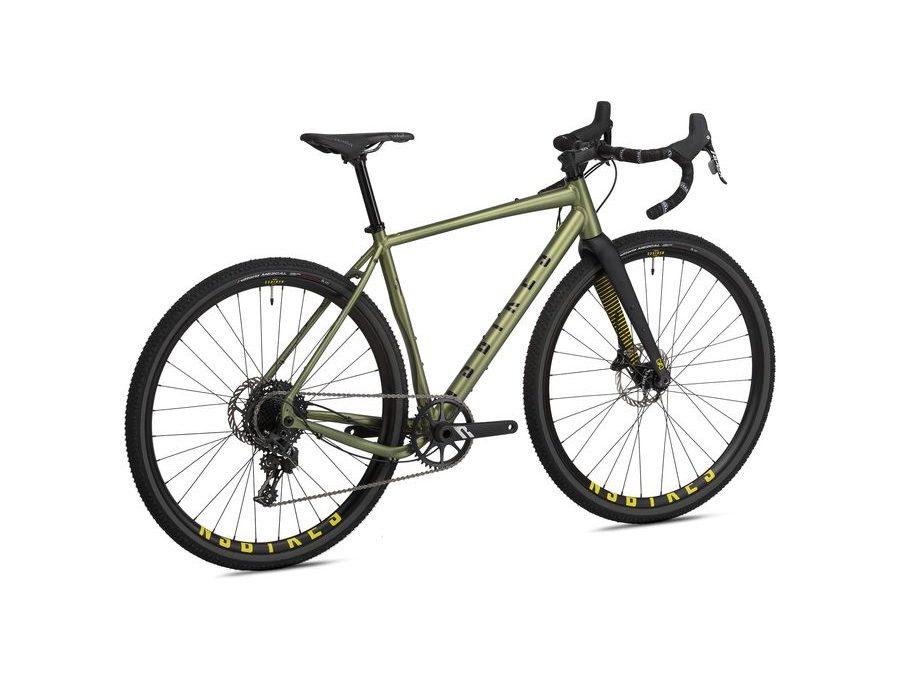 Gravel kolo NS Bikes RAG + 1 zeleno/černý