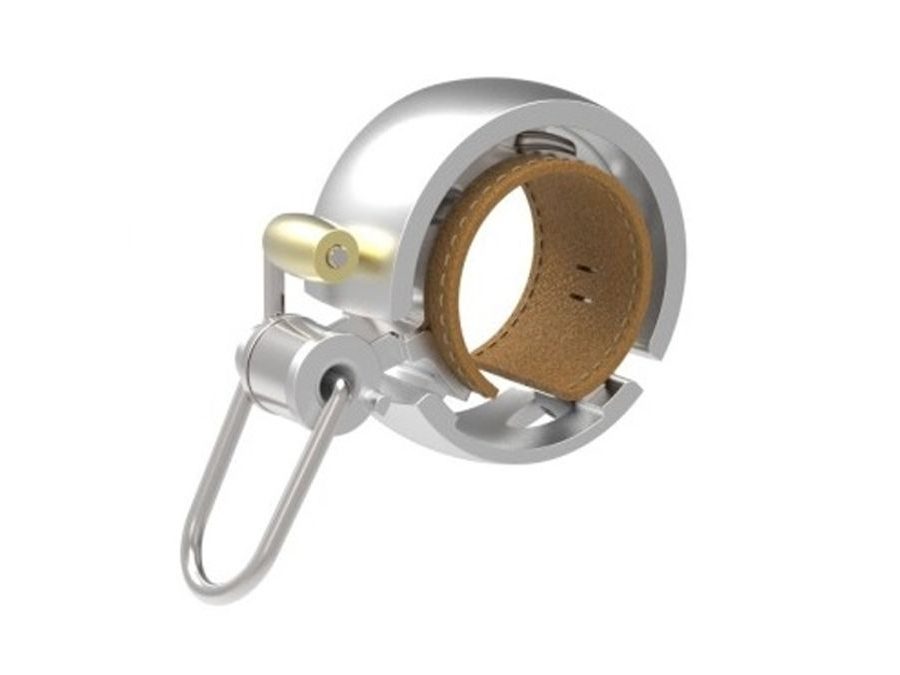 Uvonek Knog Oi Bell LUXE stříbrný malý