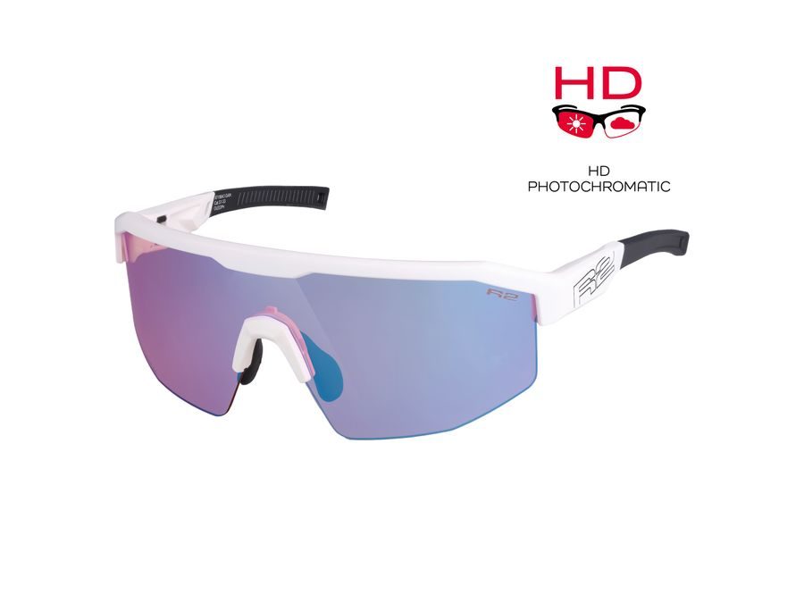 Fotochromatické sportovní sluneční brýle R2 HD GAIN AT108A3, bílé