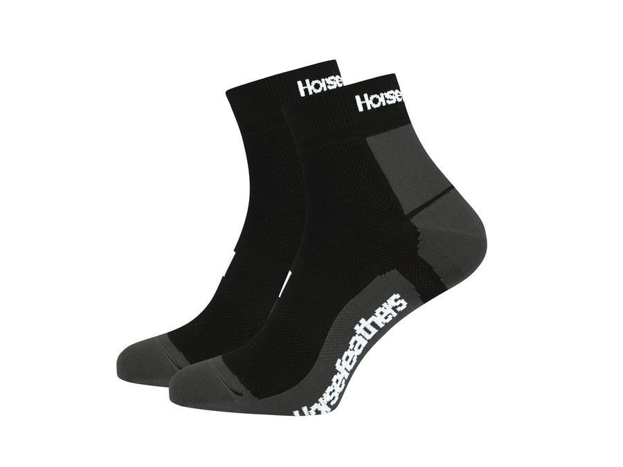 Pánské krátké technické funkční ponožky HORSEFEATHERS Cadence, black
