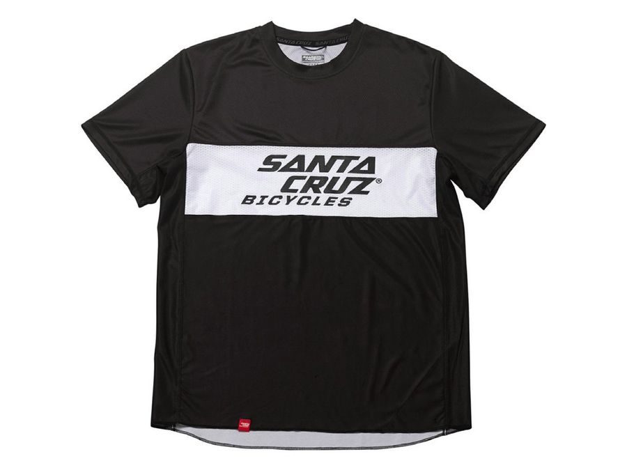 Pánský dres s krátkým rukávem SANTA CRUZ RINGER 2.0 TRAIL JERSEY, black