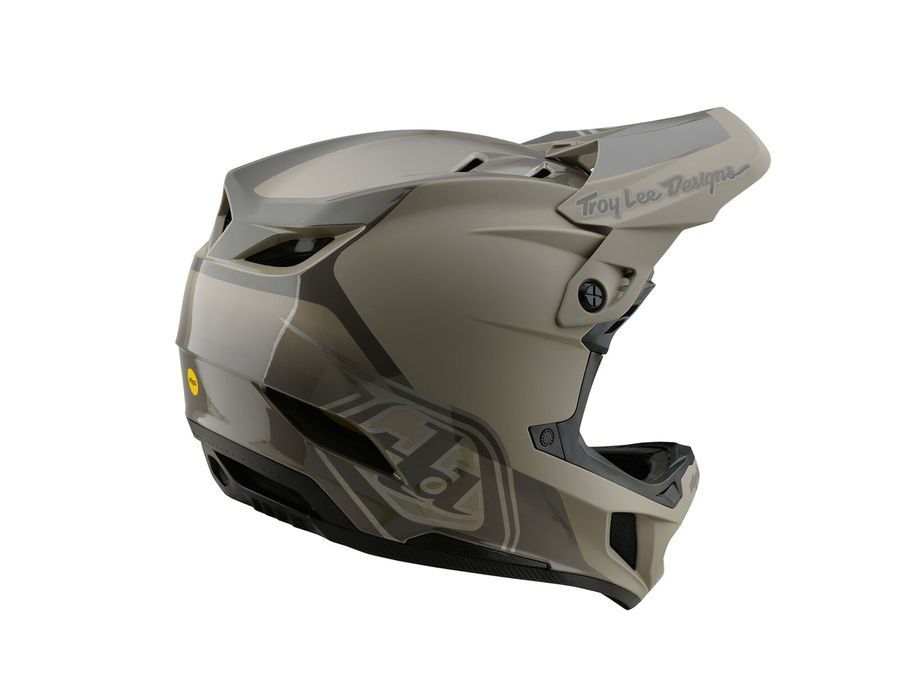 Integrální helma Troy Lee Designs D4 POLYACRYLITE SHADOW TIMBER 2025