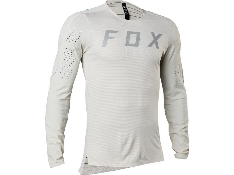Pánský dres s dlouhým rukávem FOX Flexair Pro Ls Jersey, Vintage White