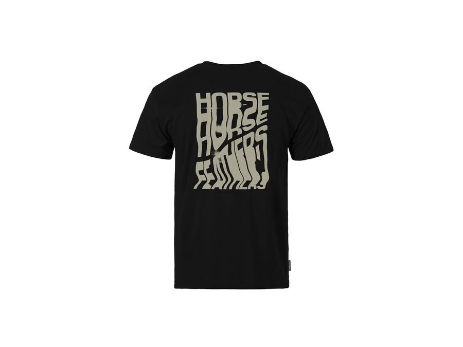 Pánské tričko s krátkým rukávem HORSEFEATHERS Xerox, black