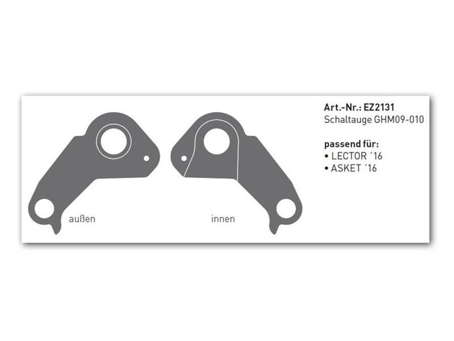 Koncovka rámu Ghost EZ 2131 - SHIMANO