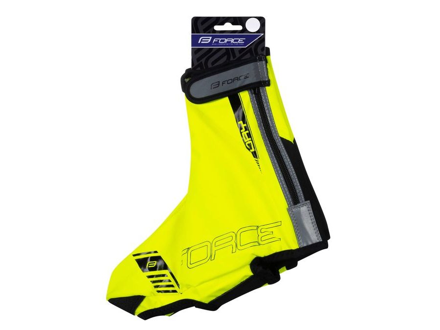 Návleky treter FORCE PU DRY ROAD, fluo