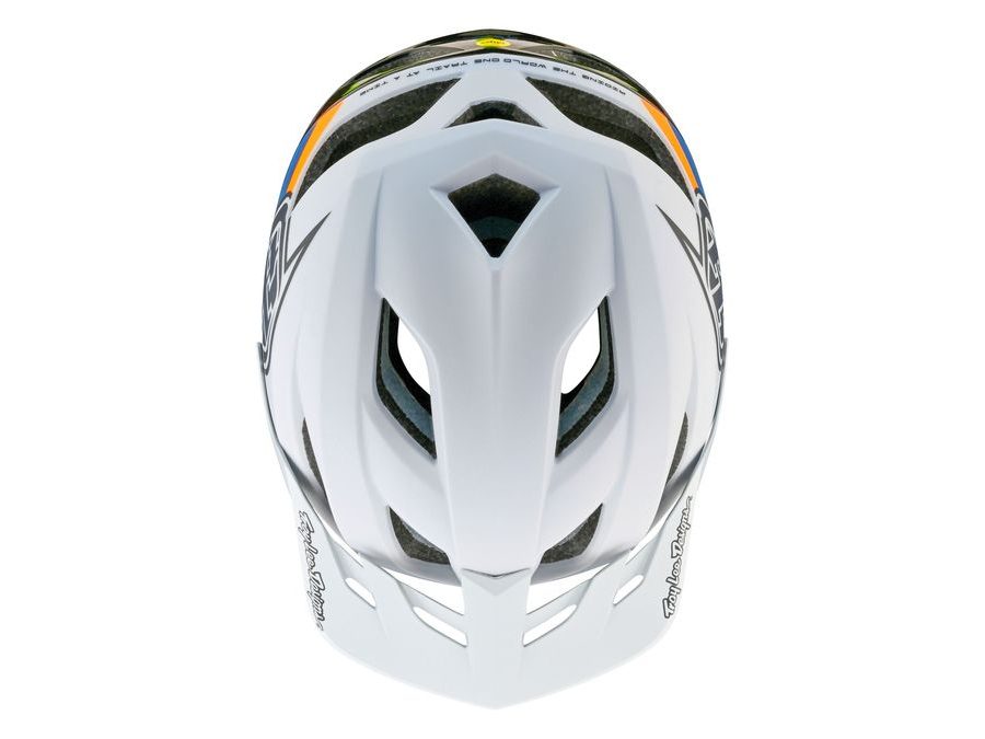 Helma Troy Lee Designs FLOWLINE SE MIPS BADGE LIGHT GRAY / CHARCOAL 2024