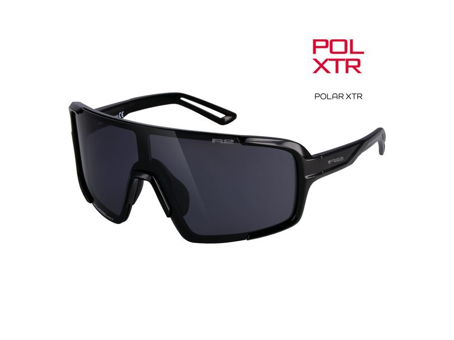 Polarizační sportovní sluneční brýle R2 XTR IMPULSE AT028Q, černé