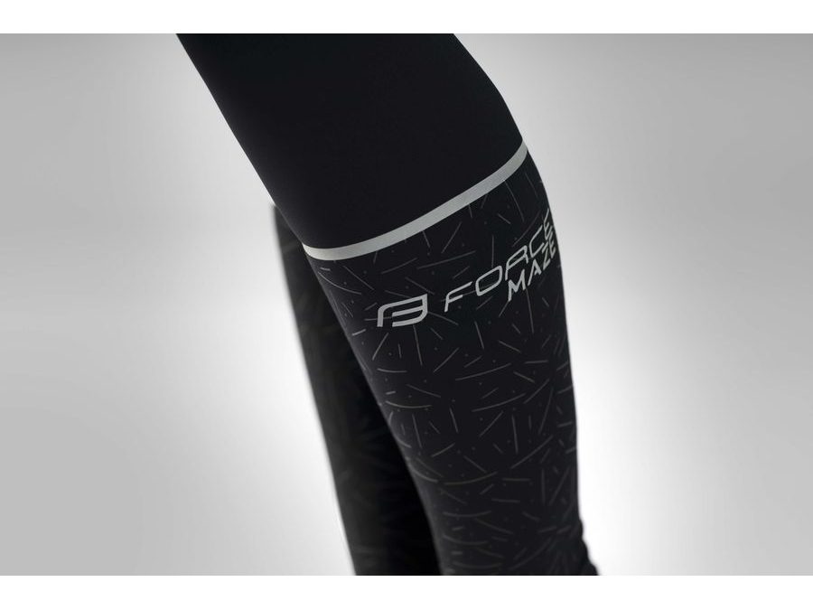 Pánské kalhoty do pasu s vložkou FORCE MAZE, černé