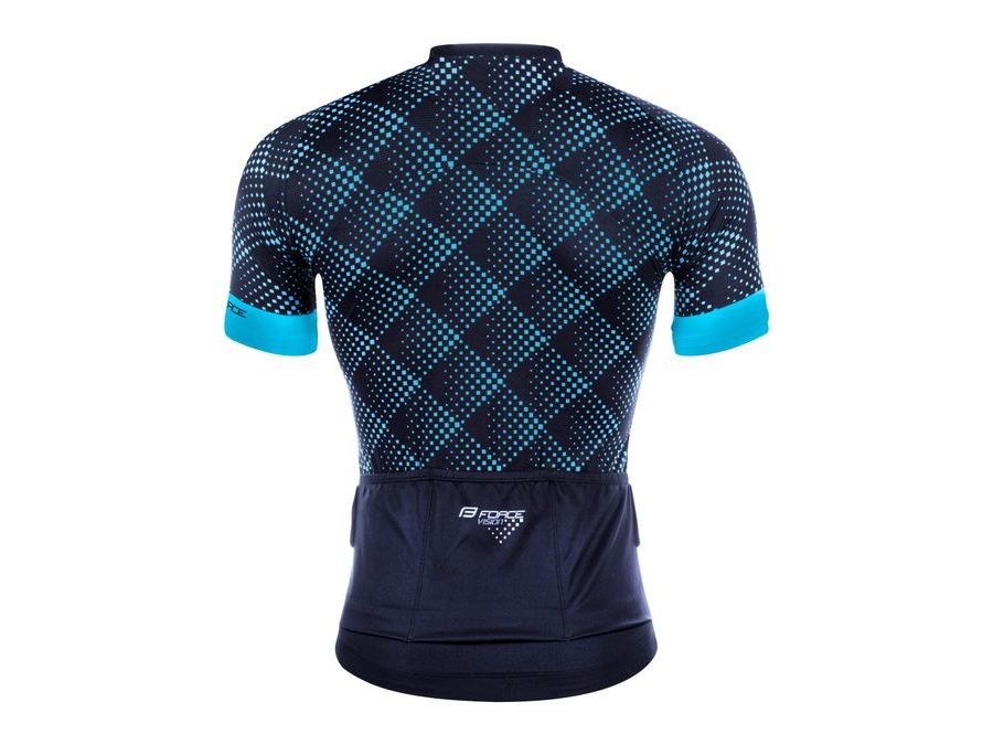 Dres s krátkým rukávem Force Vision - modrý