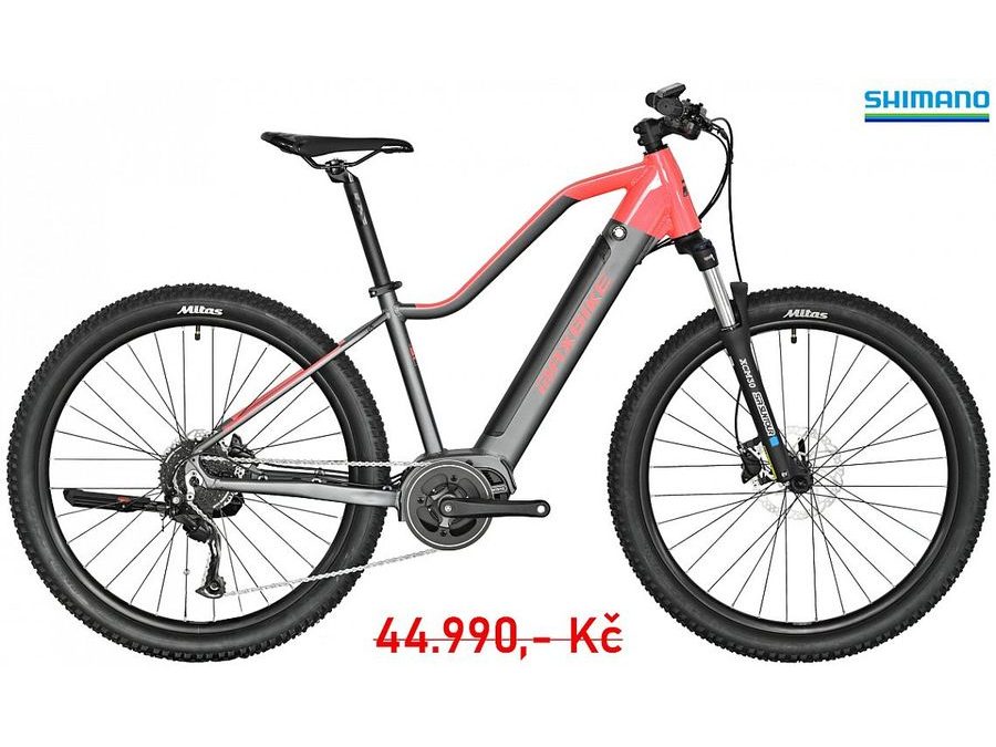 Dámské horské elektrokolo Maxbike Skaldi, šedé 2025