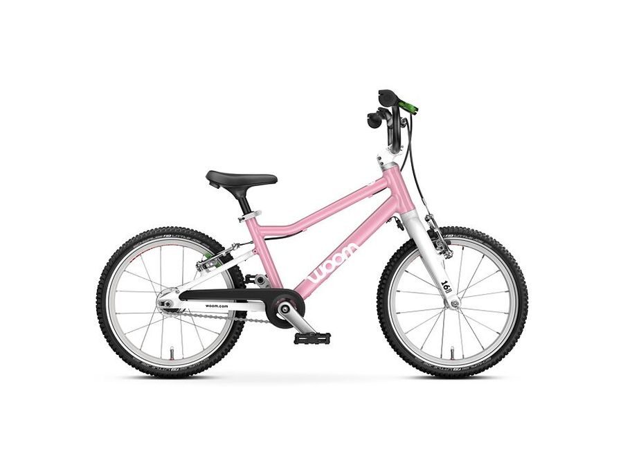 Dětské kolo 16" WOOM 3 AUTOMAGIC powder pink