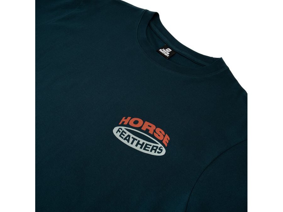 Pánské tričko s krátkým rukávem HORSEFEATHERS Orbit, pond