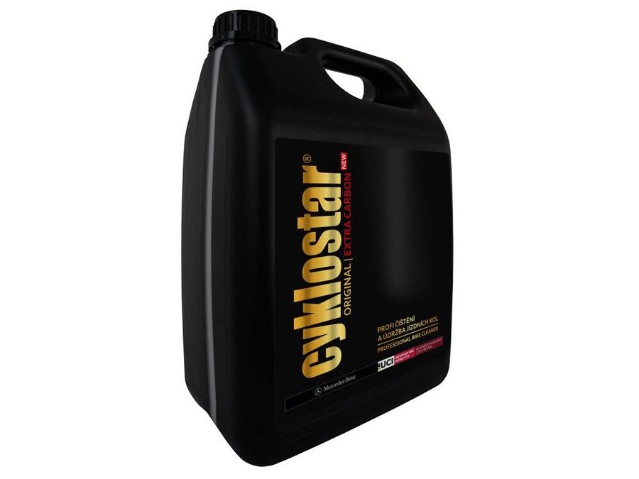 čistič kol CykloStar originál Extra Carbon new 5l servisní balení