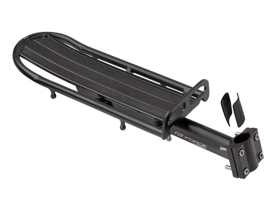 nosič na sedlovku FORCE CARRY hliníkový, černý