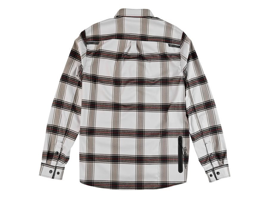 Pánská košile Troy Lee Designs GRIND FLANNEL PlAID MIST
