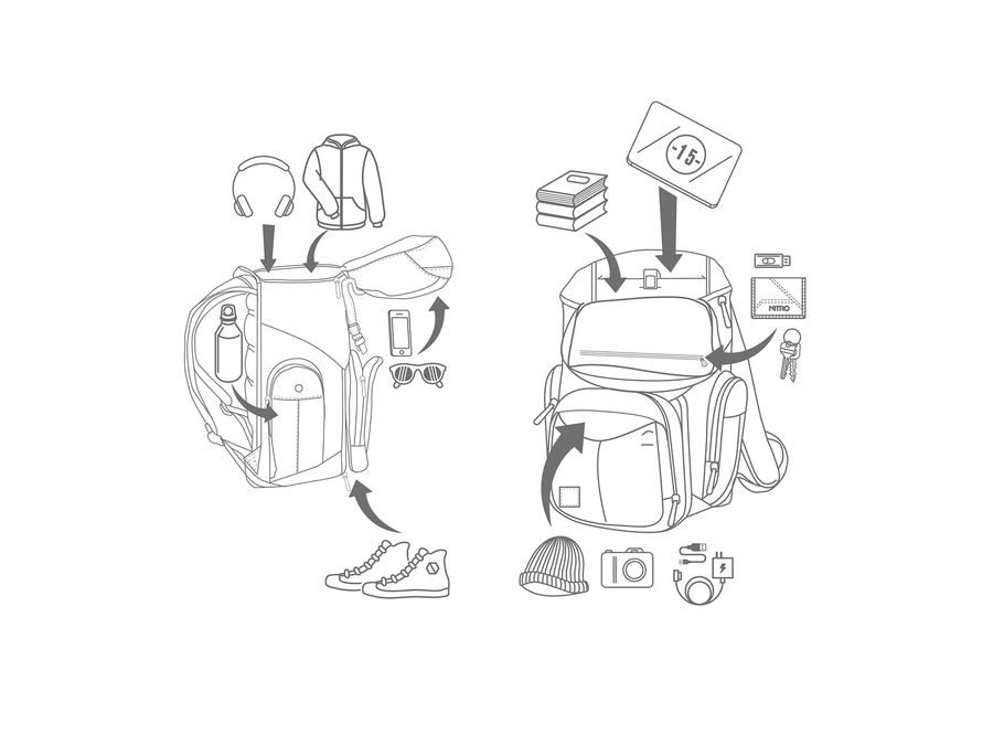 Batoh WEEKENDER rosin