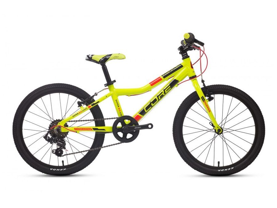 Dětské kolo Core Nipper 20" odlehčený superlight, Žlutá + Černá 2025, 7,84kg