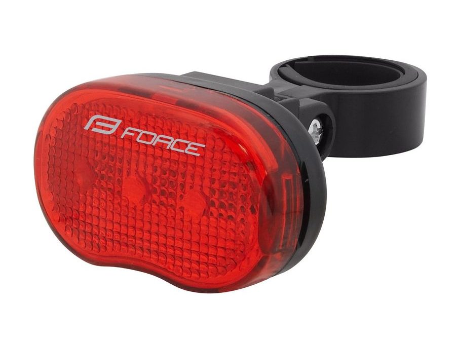 Zadní světlo Force TRI 3 diody + baterie