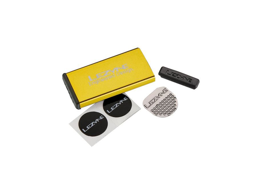 Sada lepení LEZYNE TIRE REPAIR METAL KIT GOLD