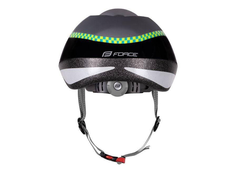 Dětská helma FORCE FUN POLICE, černo-stříbrná