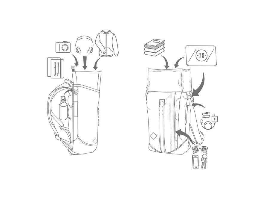 Batoh NITRO SCRAMBLER forged camo