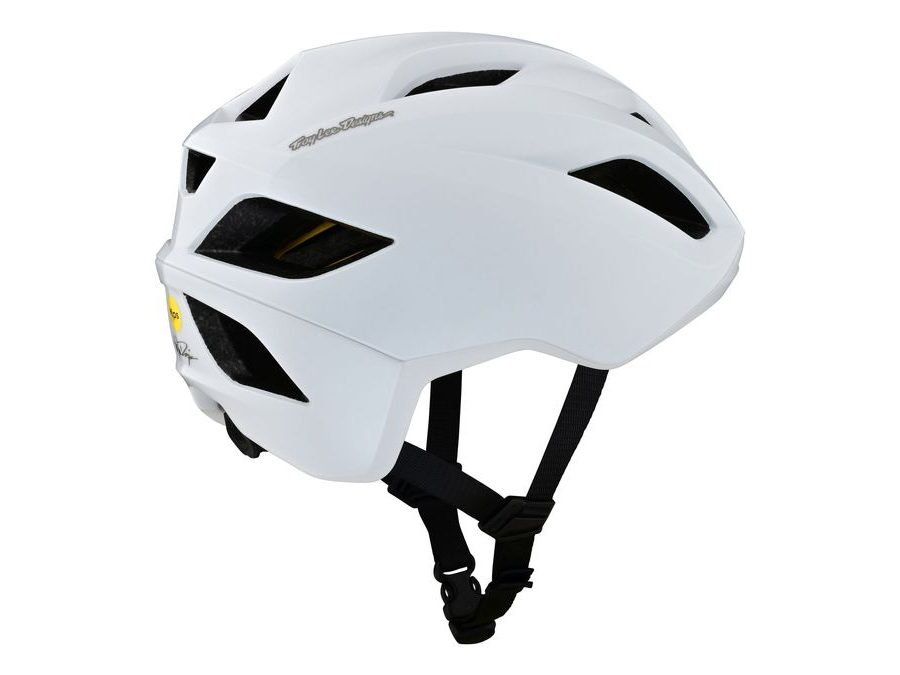 Helma Troy Lee Designs GRAIL MIPS BADGE ORBIT WHITE 2023