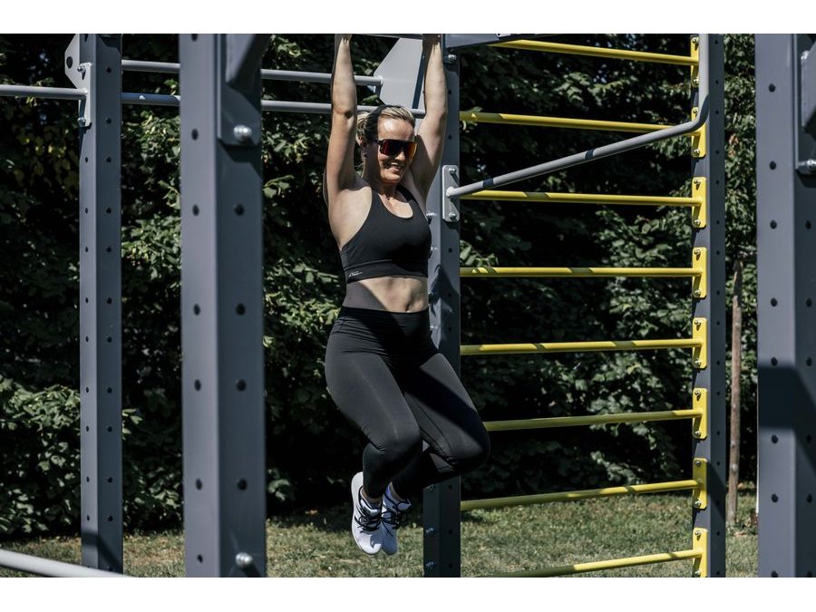 Dámské legíny do pasu bez vložky FORCE SIMPLE LADY, černé